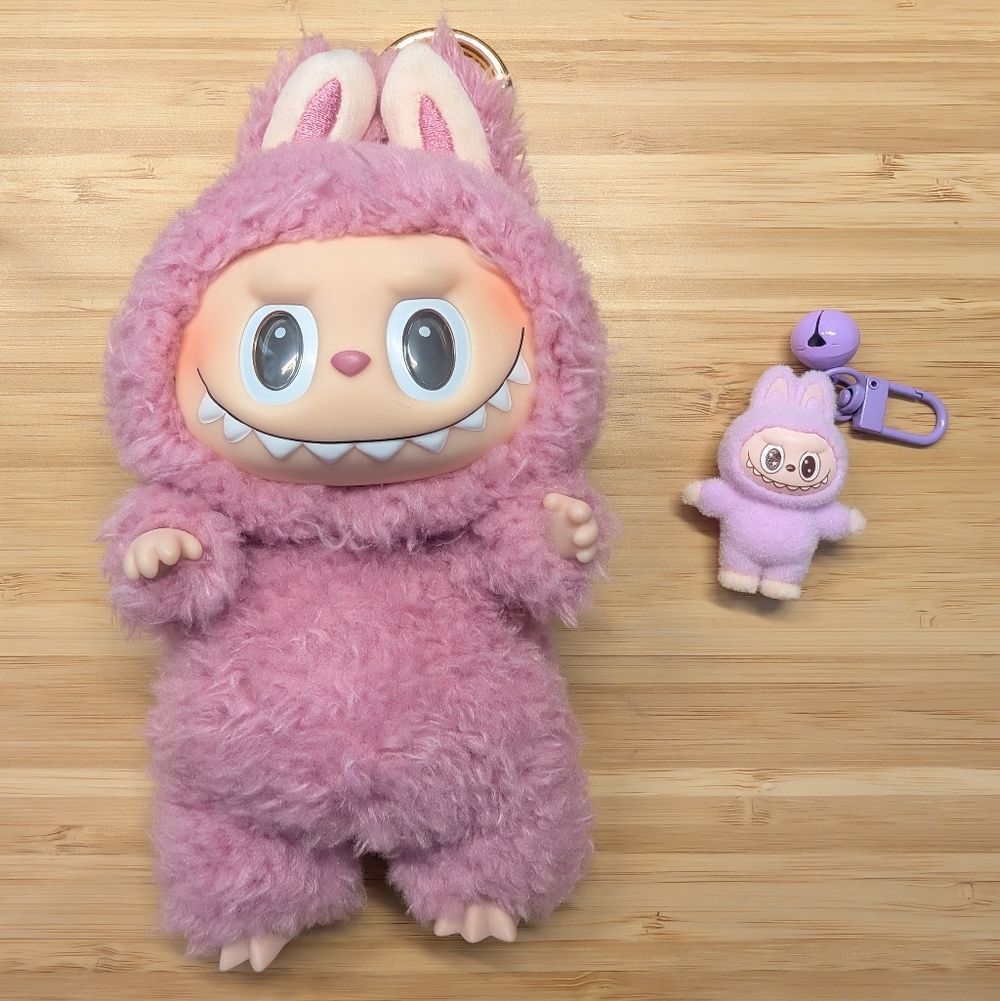 Labubu Keychain With Bell - Picture 2 of 2